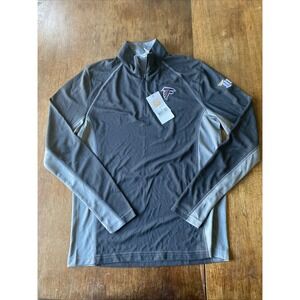 Atlanta Falcons Quarter‎ Zip Men Small Pullover NFL On Field Dri Fit